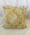 Textile Pair of Rustic European Linen Decor Pillows Gryphon Print For Sale - Image 7 of 7