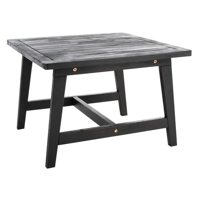 This Casella Set allows you to stretch out and enjoy the summer breeze with ease and style. Two black acacia wood chairs...