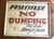 White Antique Positively No Dumping Per Order Board of Health Wood Sign 20"x26" For Sale - Image 8 of 15
