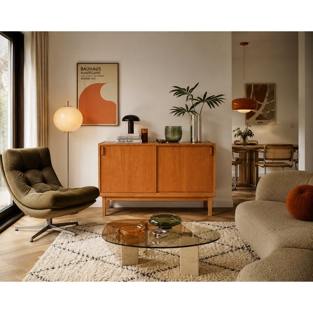 1950s Vintage Chest of Drawers, Sweden, 1950s For Sale - Image 5 of 11