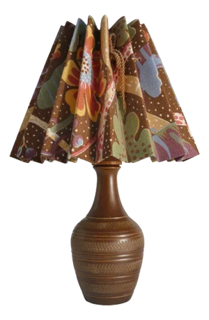 Brown Stoneware Model Number 59617 Table Lamp from Scheurich, West Germany, 1960s