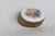 Porcelain White and Gold Floral Small Pill Box For Sale - Image 4 of 10