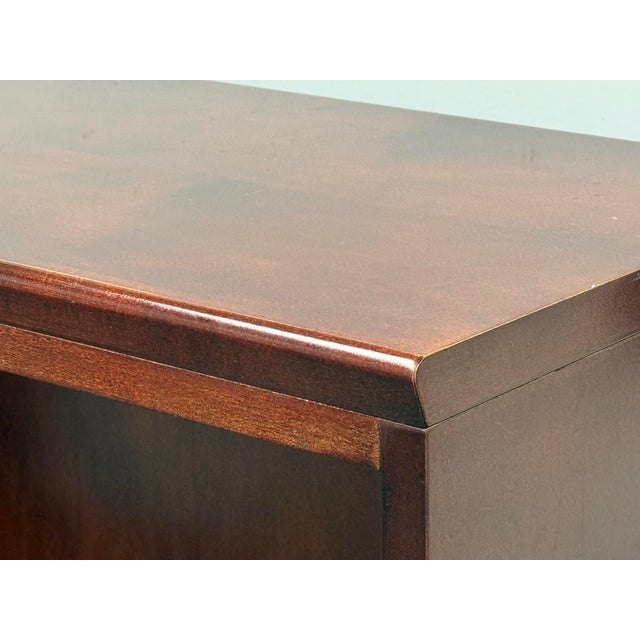 Brown Transitional Cherry Stain Bookcase For Sale - Image 8 of 12