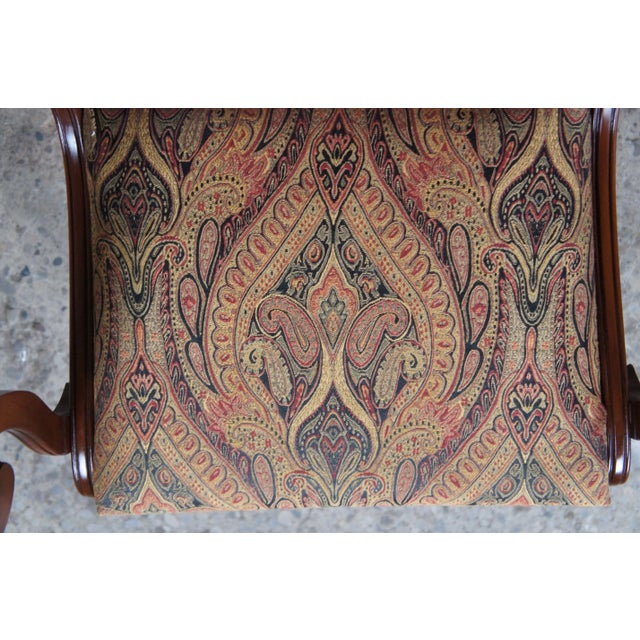 Early 20th Century Antique Styled by Park English Regency American Cherry Paisley Dining Chairs - Set of 6 For Sale - Image 9 of 11