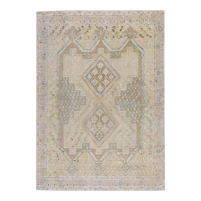 Galerie Shabab Collection Mid-20th Century Persian Afshar Accent Rug For Sale