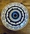 Delft Vintage MCM Delft Williamsburg Restoration Porcelain Flower Frog Vase For Sale - Image 4 of 4