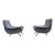 Vintage Pair of “Lady” Chairs — Italian Modern Attributed to Marco Zanuso For Sale