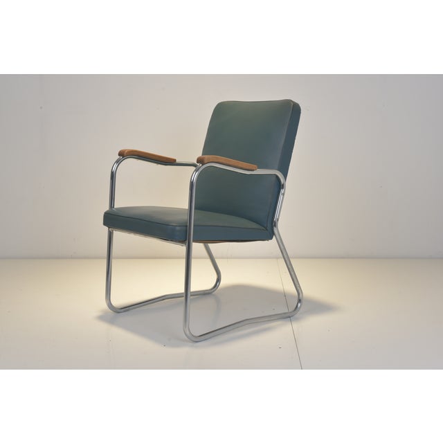 Bauhaus Tubular Steel Armchair from Mauser, Germany, 1959 For Sale - Image 3 of 11