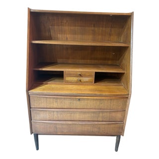 Scandinavian Secretaire in Teak, 1960s For Sale
