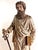 Antique Statue of Saint Paul in Solid Oak For Sale - Image 6 of 14