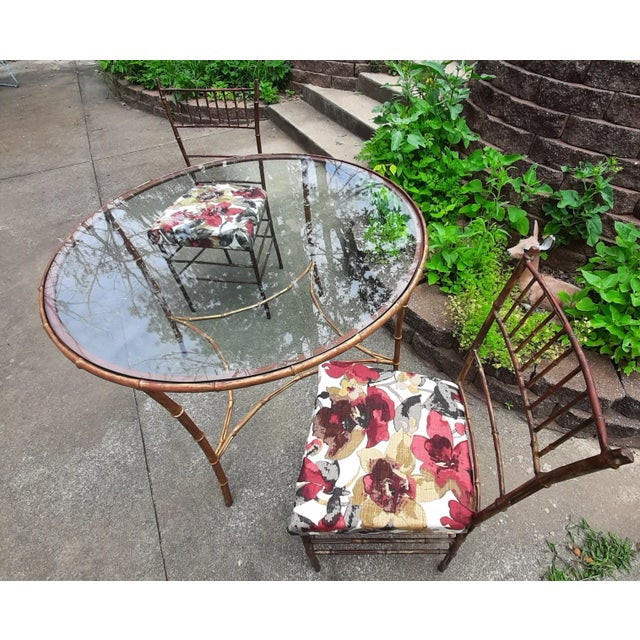 Hollywood Regency + Chinoiserie Dining Set! Elevate your dining experience with this high-end Hollywood Regency +...