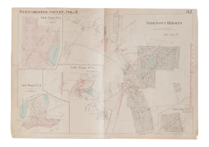Vintage Hopkins Map of Yorktown Heights