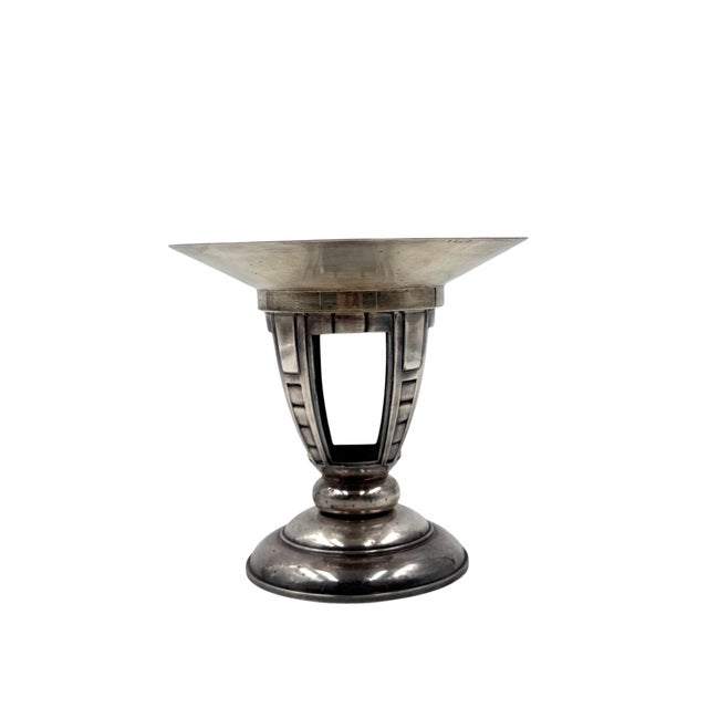 Art Deco Art Deco Silver-Plated Coup / Vide Poche, France 1940s For Sale - Image 3 of 10