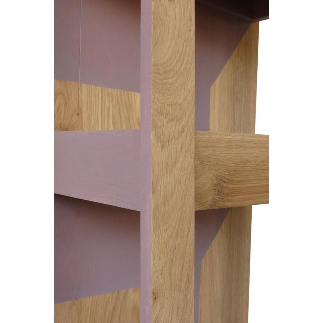 Wood Furniture Cabinet with Shelves and Drawer by Tom Frencken For Sale - Image 7 of 14