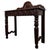 A handsome and highly decorative 19th-century English Victorian side table, beautifully crafted in richly grained oak and...