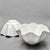 White Vintage White Hull Pottery Fluted Star Serving Bowls Pair For Sale - Image 8 of 10