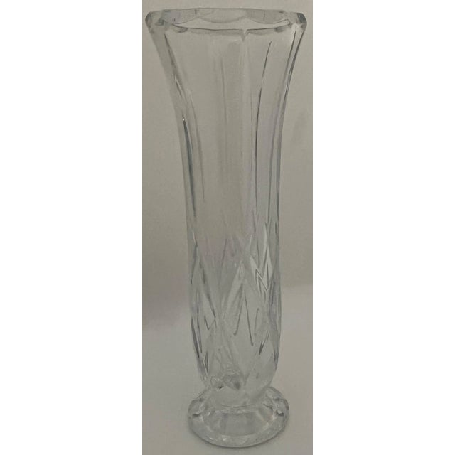 Early 21st Century Gorham Bud Vase Full Lead Crystal For Sale - Image 11 of 11