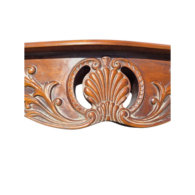 1990s Ethan Allen Coffee Table Legacy French Country Louis XV Style For Sale - Image 14 of 16