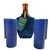 This vintage 1968 Jim Beam "Beam's Choice" Collector's Edition Volume III decanter set features a striking cobalt blue...
