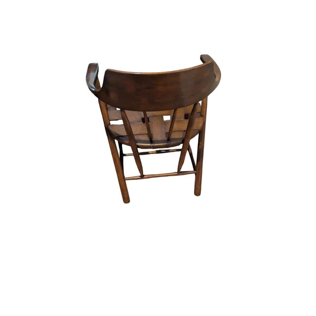 1950s Likely Wharton Esherik Captain's Chair For Sale In Savannah - Image 6 of 9