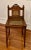 1920s French Louis XVI Style Caned Seat and Back Carved Oak Vanity Chair For Sale - Image 10 of 12