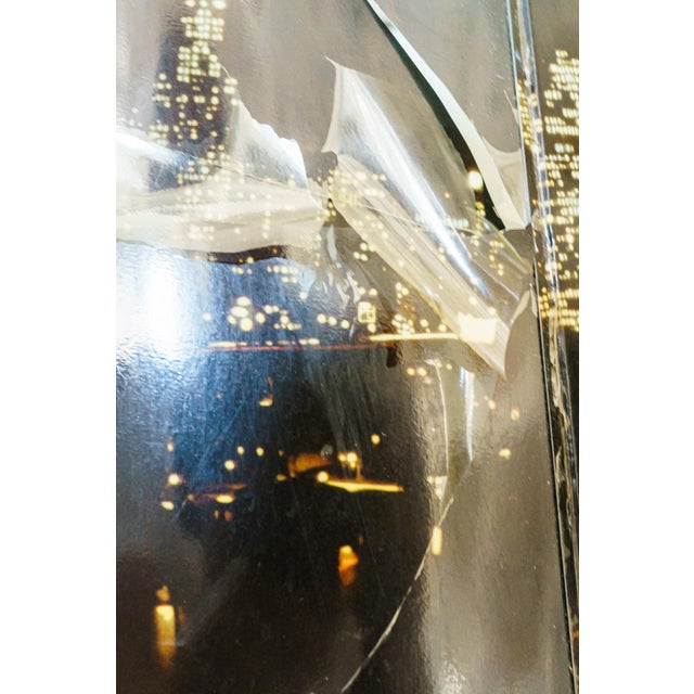 Vintage Floor Lamp with New York Motiv Shade, 1950s For Sale - Image 16 of 18