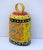 Arts & Crafts Vintage Swiss Cow Bell Metal Decorative Emboss Hand Painted For Sale - Image 3 of 4