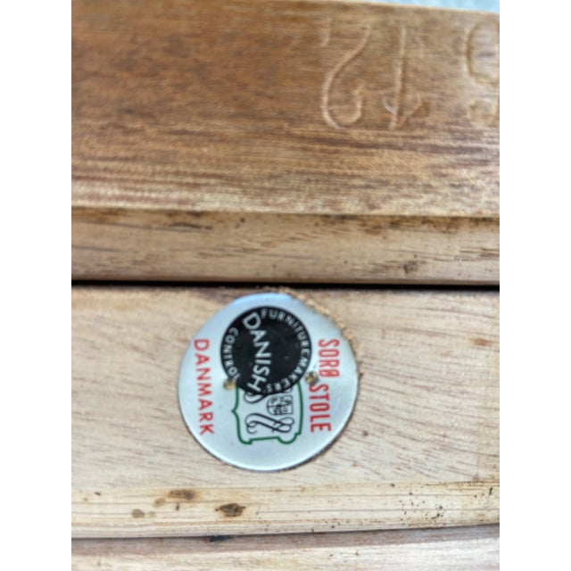 Sorø Stole Danish Extendable Teak Round/Oval Dining Table | Fold-Down Ladder Leg For Sale - Image 12 of 12