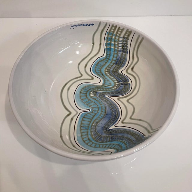 Mid-Century Modern Vintage Antonio Franchini Ceramic Bowl For Sale - Image 3 of 10