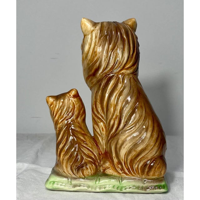 Vintage Trompe-l'Oeil Dog Ceramic Figurine I For Sale - Image 4 of 7