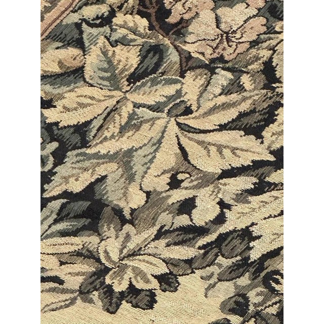 Vintage French Aubusson Style Jacquard Tapestry Panel, 1940s For Sale - Image 15 of 18