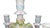 Mid 20th Century Pair of Meissen Style Porcelain Five-Arm Candelabras. Germany, 20th Century. For Sale - Image 5 of 10