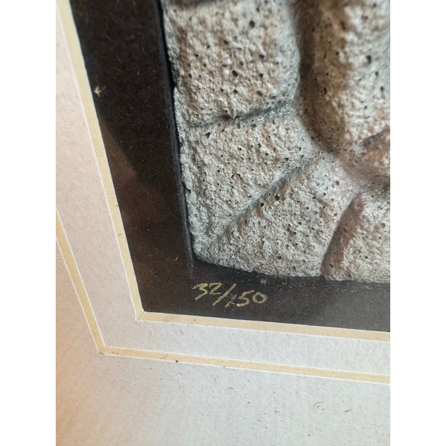 Wonderfully Weird Ralph Prata “Different Voices” Limited-Edition Cubist Concrete Wall Sculpture / Painting For Sale In Chicago - Image 6 of 9