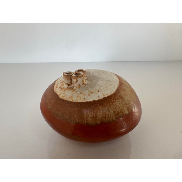 Mid-Century Warren Hullow Isabel Park Studio Art Pottery Vase For Sale - Image 4 of 12