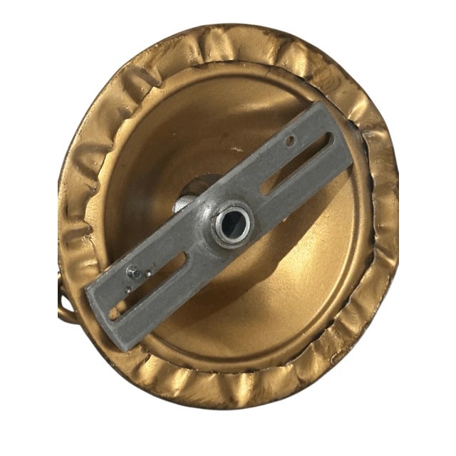 Art Deco Antique Art Deco Bronze 5 Arm Chandelier For Sale - Image 3 of 8