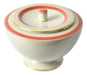 Art-Deco Danish Earthenware Box from Aluminia Royal Copenhagen, 1940s