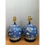 Chinoiserie Vintage Floral Ceramic Table Lamps - Pair For Sale - Image 3 of 12