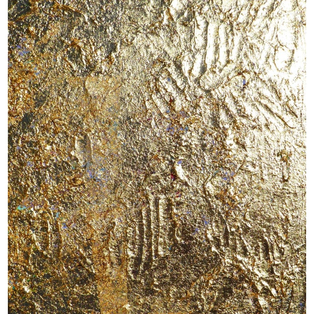 Contemporary Gold Leaf Contemporary Painting "Gold" by Martha Holden For Sale - Image 3 of 6