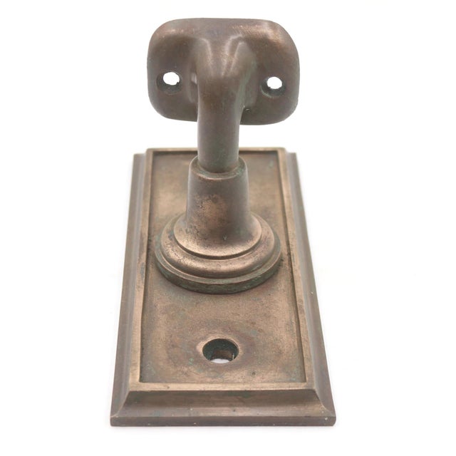 Reclaimed Bronze Stair Handrail Bracket For Sale - Image 4 of 6