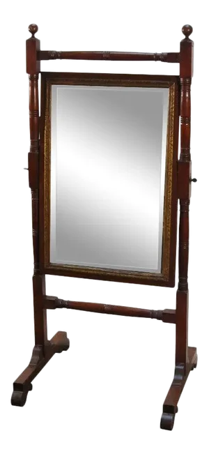 Cheval Mirror from the Regency Era