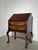 Antique Chippendale Secretary in Burlwood Veneer For Sale - Image 5 of 5