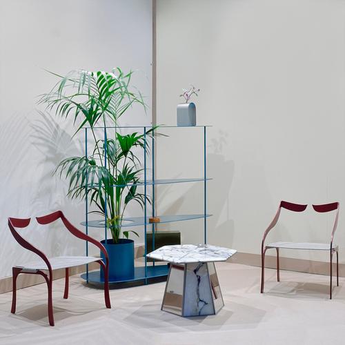 Not Yet Made - Made To Order Bordeaux Break Armchair by WM Metal Design For Sale - Image 5 of 7