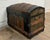 Antique Camel Back Steamer Trunk Chest For Sale - Image 11 of 11