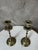 Gilt Brass Candlesticks, 1920s, Set of 2 For Sale - Image 11 of 11