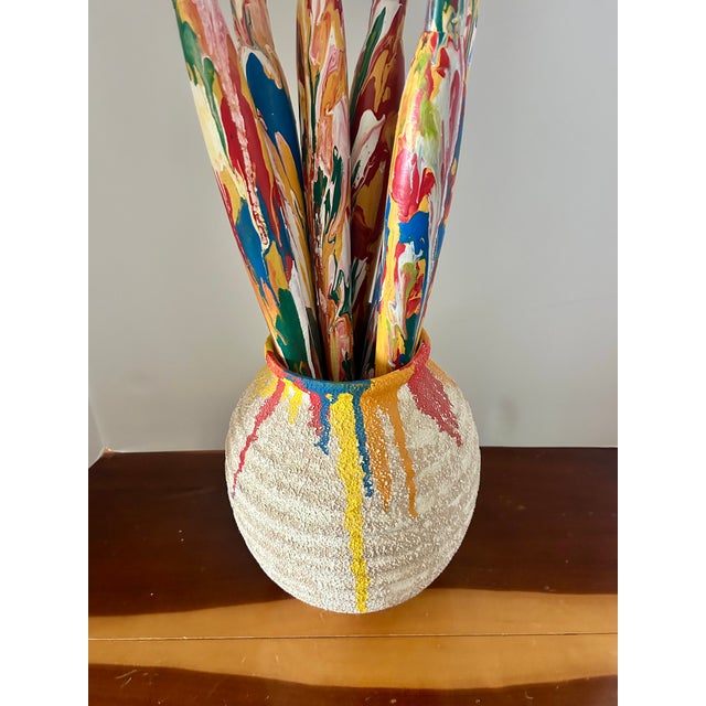 Vintage Italian Pop Art "Bouquet of Paintbrushes" Sculpture – Attributed to Livio De Marchi For Sale In Palm Springs - Image 6 of 14