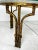 Mid 20th Century Vintage Gilt Gold Faux Bamboo Coffee Table For Sale - Image 5 of 10