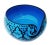 Boho Chic Handcrafted Greek Blue Ceramic Yarn Bowl For Sale - Image 6 of 6