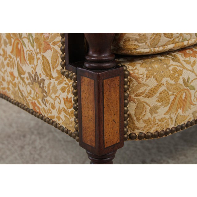 Hickory Chair Co Sheraton Style Mahogany Loveseat Settee For Sale - Image 9 of 15