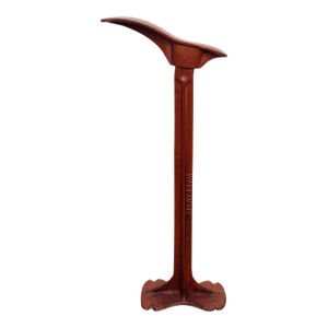 Antique 25" Traditional Cobblers Red Cast Iron Shoe Anvil Stand