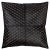 Patterned Cowhide Cushion in Pitch Black with Leather Zip Tassels by Casa Botelho For Sale - Image 10 of 10